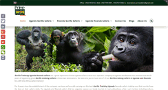 Desktop Screenshot of gorillatrekking-uganda.com